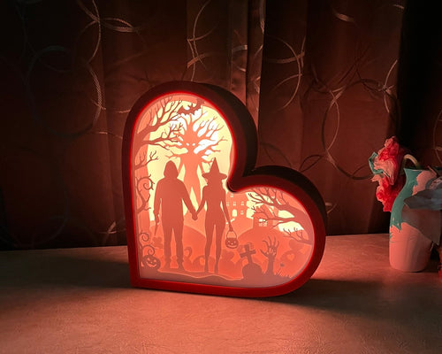 Halloween Heart Shadowbox