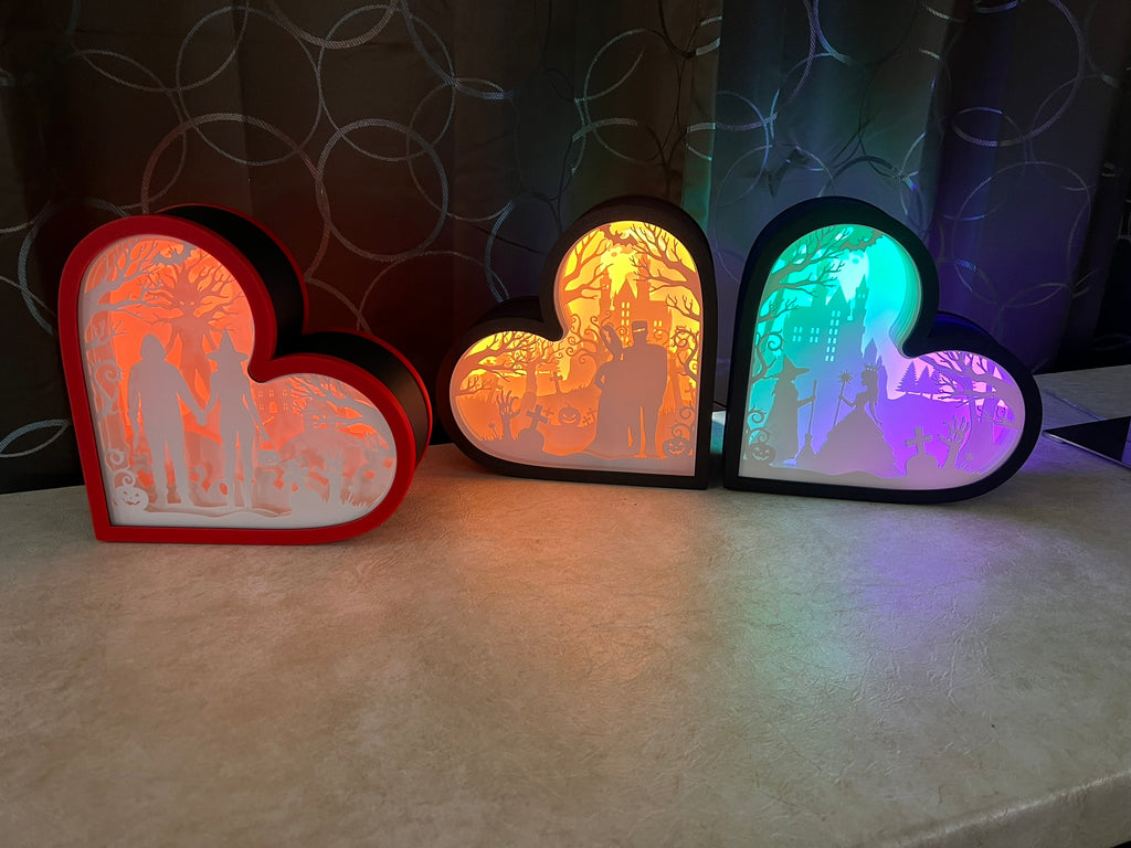 Halloween Heart Shadowbox